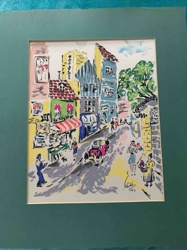 L. C. Day (attr.) Framed Street Scene Art Print