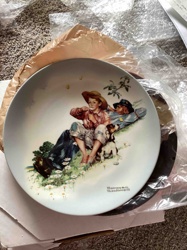 Norman Rockwell Collector Plate ('Breaking Home Ties'?)