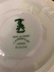 G. Ahrenfeldt Limoges Porcelain Saucer
