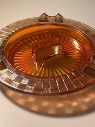 Carnival Glass Ashtray