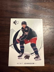 Kent Johnson 2022-23 Upper Deck SP Hockey Card