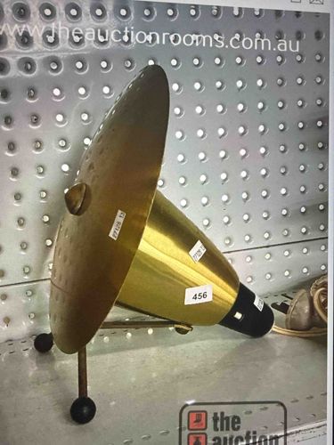 Retro Conical Brass Anodized Table Lamp