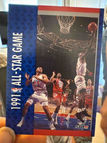 1991 Fleer All-Star Game Basketball Trading Card