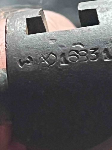 Japanese Type 30 Arisaka Bayonet (Muzzle Ring and Ricasso Section with Kokura Arsenal Markings)