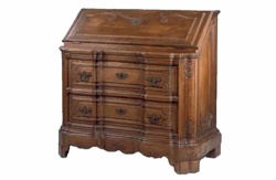 Flemish Brass-Mounted Oak Bureau