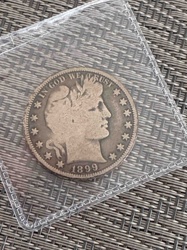 1899 Barber Half Dollar (Obverse)