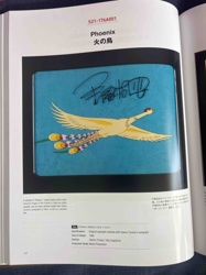 Phoenix (火の鳥) Original Animation Cel with Osamu Tezuka's Signature