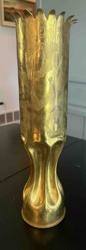 Trench Art Artillery Shell Casing Vase
