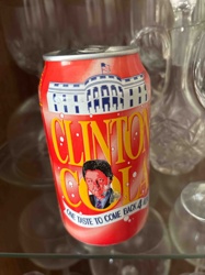 Clinton Cola Commemorative Soda Can
