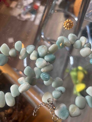 Tumbled Amazonite Chip Bead Necklace/Bracelet