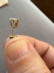 Single Diamond Stud Earring