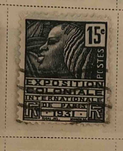 France 1931 Colonial Exhibition Postage Stamp