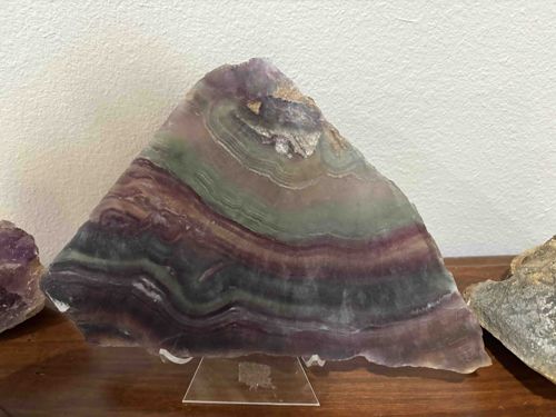 Banded Fluorite Slab