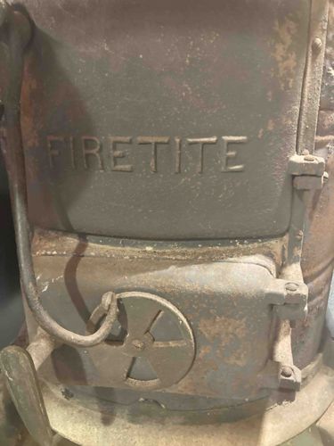 Firetite Antique Cast Iron Coal or Wood Burning Potbelly Stove