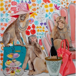 Ashley Longshore Original Trophy Wife 48x48