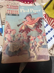 Classics Illustrated Junior 'The Pied Piper' Comic Book, No. 504