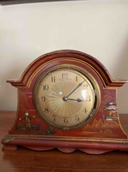 Mappin & Webb Chinoiserie Mantel Clock