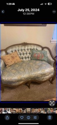 Victorian Rococo Revival Settee