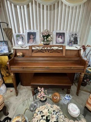 Upright Piano with Matching Bench