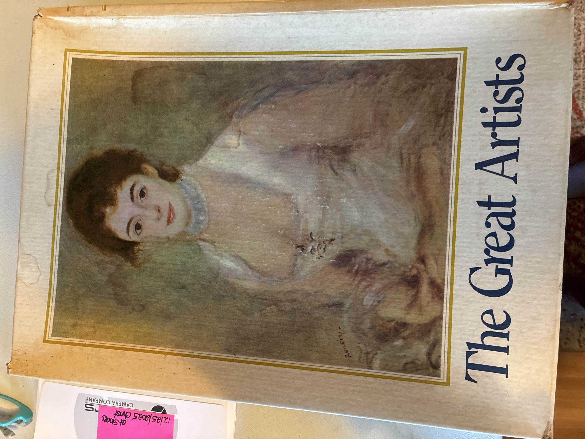Submitted photo of Book titled The Great Artists (not authenticated)