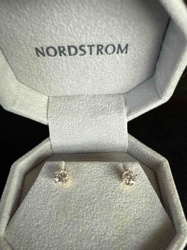 Diamond Stud Earrings in Nordstrom Box