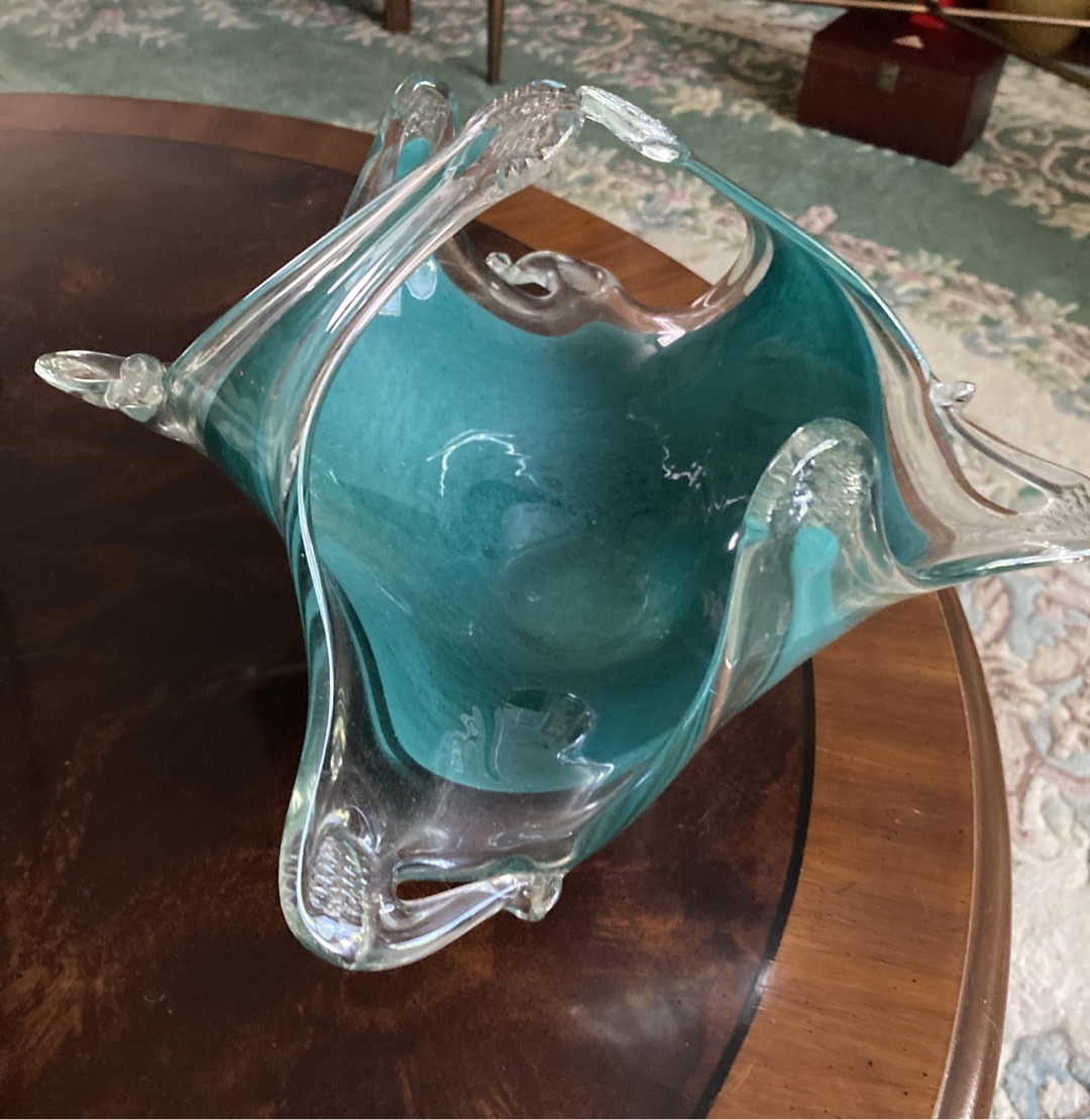 Submitted photo of Murano handkerchief glass bowl