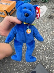Ty Beanie Baby 'Bobby' the Bear (Blue)