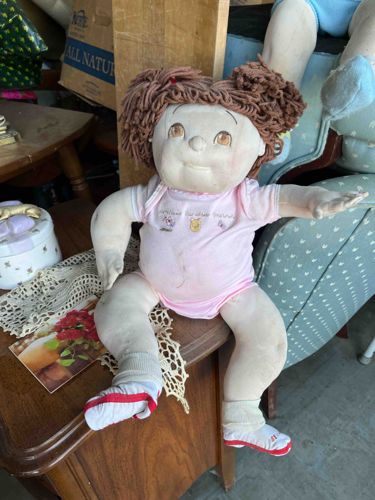 Vintage Cabbage Patch Kids-Style Plush Doll (possibly Koosa)
