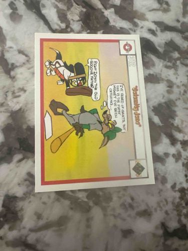 Vintage Cartoon Baseball Trading Card - 'Satamiky Jans' #312