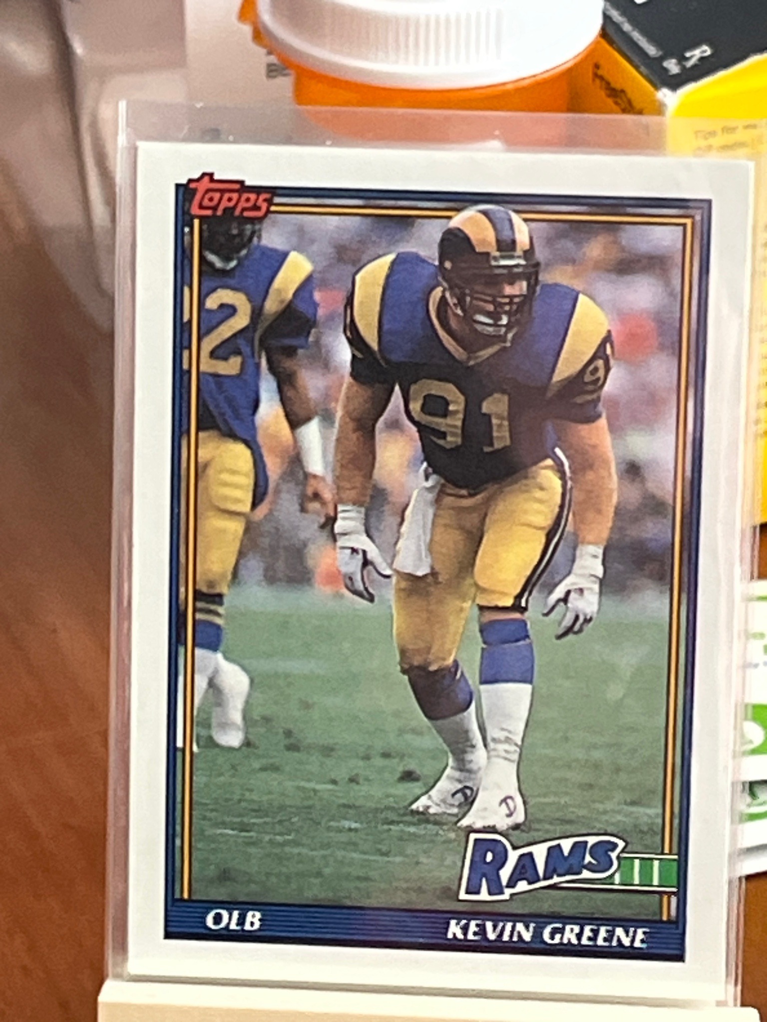 1991 Topps Kevin Greene Football Card #404