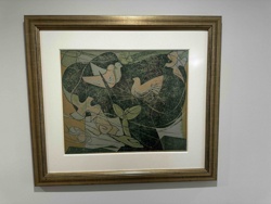 Yuyu Yang 'Doves' Serigraph