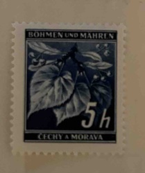 Protectorate of Bohemia and Moravia 5h Stamp