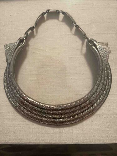 1950s Laos Silver Marriage Necklace