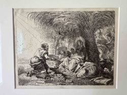 Religious Etching/Engraving attributed to Giovanni Domenico Tiepolo