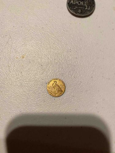 1911 P Quarter Eagle Gold Coin (Two and a Half Dollar Indian Head)