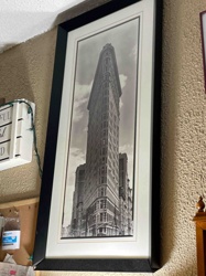 Framed Black and White Photograph of the Flatiron Building