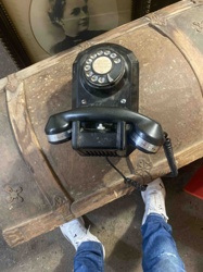 Vintage Wall-Mounted Rotary Telephone