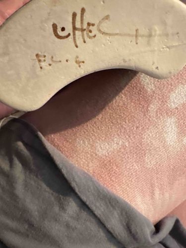 Signed Mid-Century Studio Pottery Base