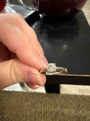 Solitaire Diamond Engagement Ring