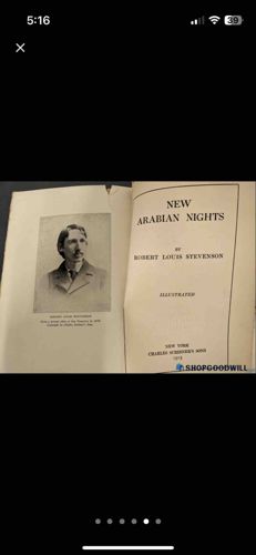 Antique "New Arabian Nights" Book