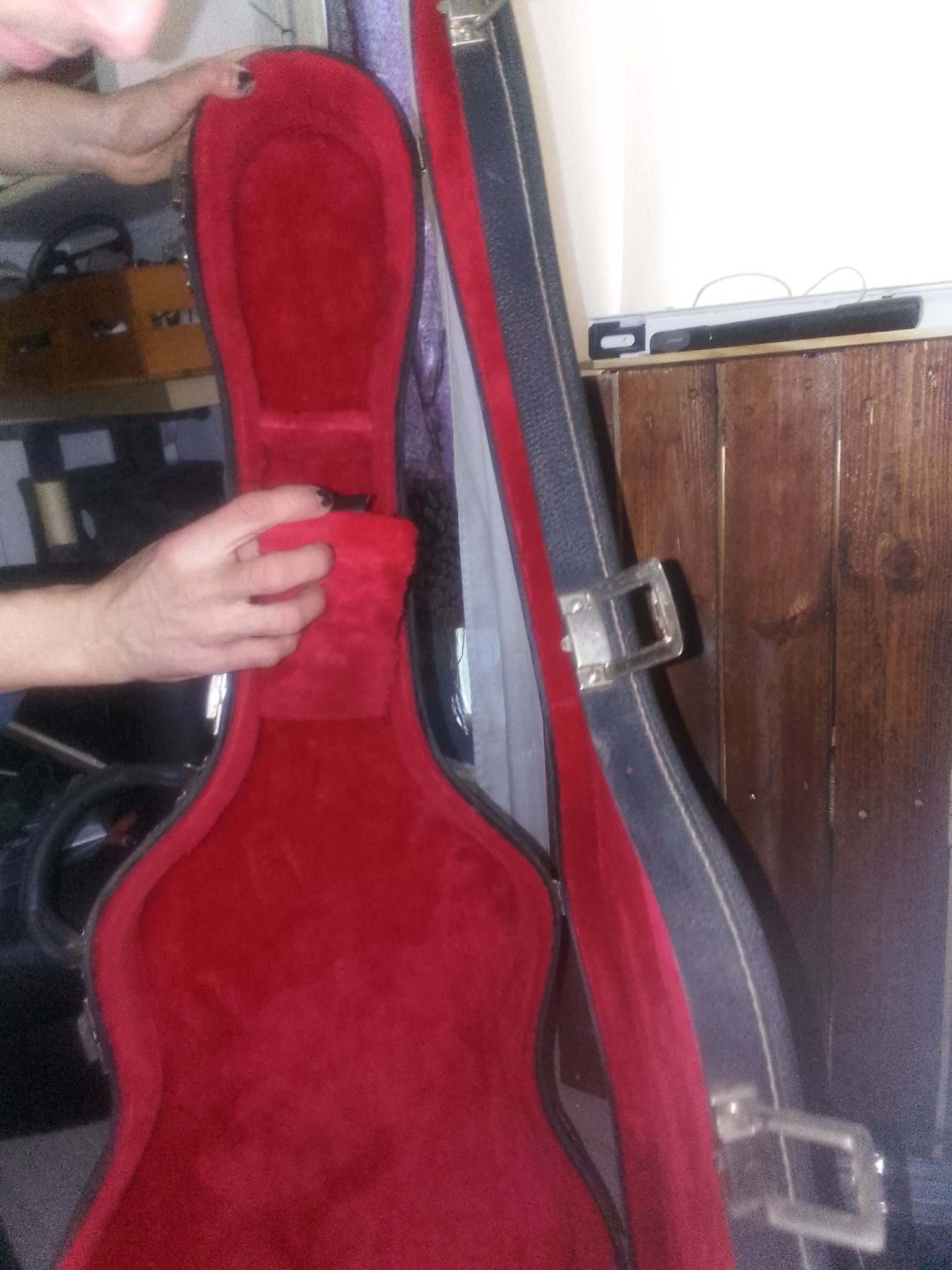 Submitted photo of Hardshell guitar case (unverified)