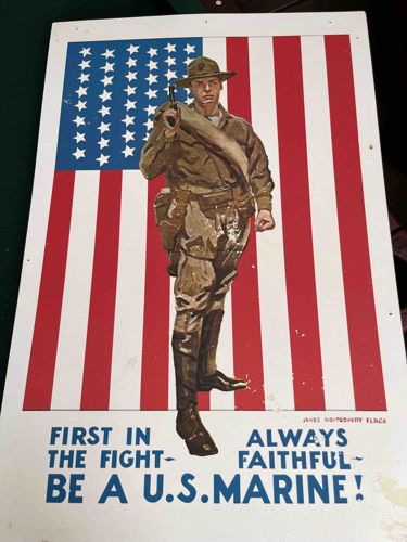 World War I U.S. Marine Corps Recruitment Poster