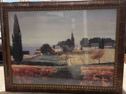 Framed Tuscan Landscape Print