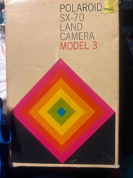 Polaroid SX-70 Land Camera Model 3 Original Box