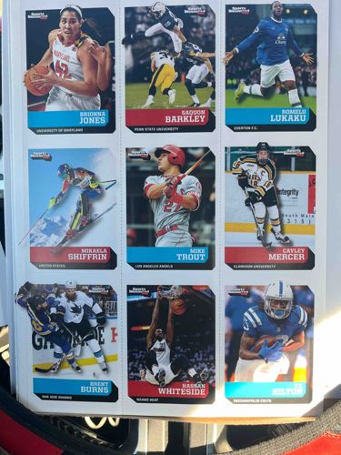 Sports Illustrated Kids May 2017 Card Sheet