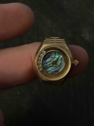 Ceneri Quartz Ring Watch