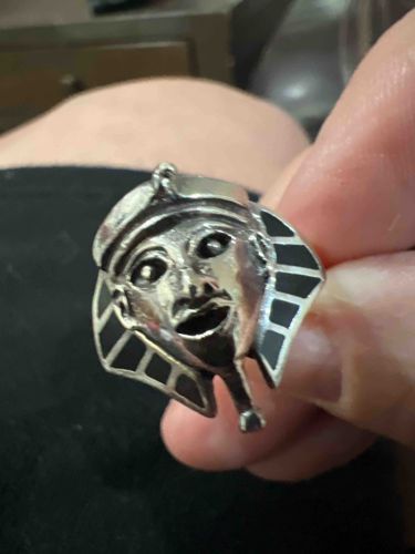 Vintage Egyptian Pharaoh Tutankhamun Ring