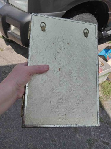 Back Panel of a Wall-Mounted Cabinet