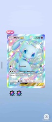 Mew GX (Full Art Shiny/Rainbow Rare) Pokémon Trading Card