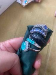 Assorted Gemstone and Diamond Rings Collection